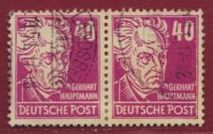 SBZ Nr. 223 waag Paar m. Vollstempel