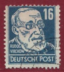 SBZ Nr. 218a PF F12 (V) Große Beule auf Kopf !!!RRR