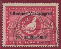 SBZ Nr. 233 I Vollstempel Dresden