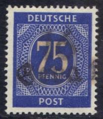 SBZ Nr. IvIII 16 Gera 1 schwarz