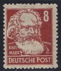 SBZ Nr. 214 EM comb - perforation, extended stamp