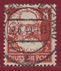 SBZ Nr. 214 EM Vollstempel