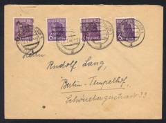 Berlin Ortsbrief MiF ASH, ASM und BN-Bizone 1948