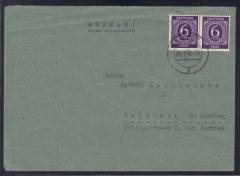 Frühverwendung Nr. 916 MeF Kassel - Reinbeck 20.02.46