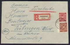 Frühverwendung Nr. 925 Heidelberg 17.4.46