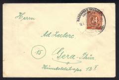 Frühverwendung Nr. 925 Brambach 18.4.46