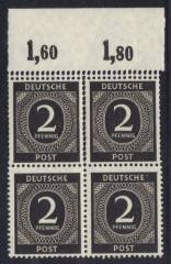 912a 4er P OR m. Dreifachzähnung!!!