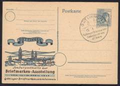 GS P962 + ZD, Göttingen, Briefmarkenausstellung 1947