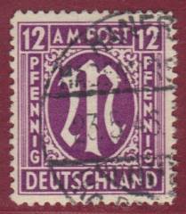 Bizone Nr. 15a Az gepr. BPP HANERAU-HADEMARSCHEN