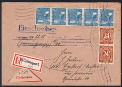 Nachnahme, Reco-Fernbrief 2.GS. GÖTTINGEN 20.1.48