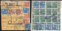 10-fach-OST Paketkarte CHEMNITZ 26.6.48 !!!RRR