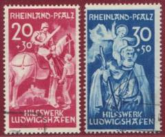 Franz. Zone, Rheinl. Pfalz Nr. 30 - 31