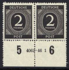 912a HAN 4062.46-1 Type II, 4er in Ruffzähnung