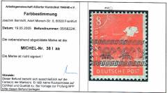 Bizone Nr. 38 I aa **, Befund ArGe