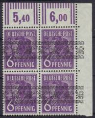 Bizone Nr. 37 I a 4er W EOR **