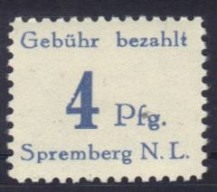 Spremberg Nr. 8 A PF II + Zusatz
