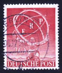 Berlin Nr. 71 ERP, Vollstempel BERLIN