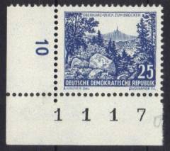 DDR Nr. 816 P EUR mit Bogenzählnummer