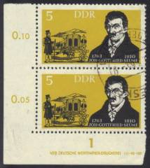 DDR Nr. 952 Paar EUL mit DV Vollstempel