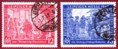 965 - 966 Satz Leipziger Herbstmesse 1947, Vollstempel BERLIN