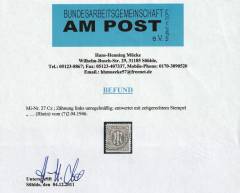 Bizone Nr. 27 Cz, ArGe Befund Mücke