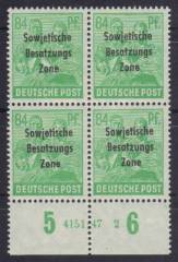 SBZ Nr. 197 HAN 4151.47-2 im 4er-Block