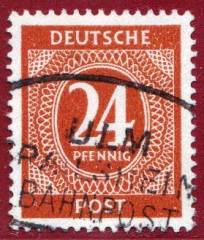 925d EM mit Bahnpoststempel ULM - CRAILSHEIM!