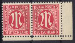 Bizone Nr. 8 z Paar EUR mit PF IX **