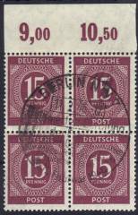 921a 4er P OR Vollstempel !!!