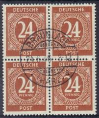 925a 4er-Block Vollstempel