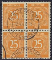 927 4er-Block Vollstempel