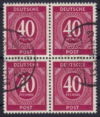 929aa 4er-Block Vollstempel