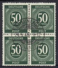 932b 4er-Block Vollstempel