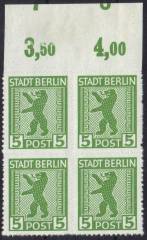 SBZ Nr. 1 AB 4er P OR Verschnitt !!RR