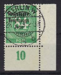 Versandstellenstempel Berlin W 8 auf SBZ Nr. 211a P EUR, gepr. Paul BPP!!RRR