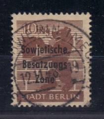 SBZ Nr. 203A b waz Vollstempel, gepr. Paul BPP!!!