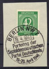 930 mit SST BERLIN a. Briefstück (1), gepr. Schlegel BPP