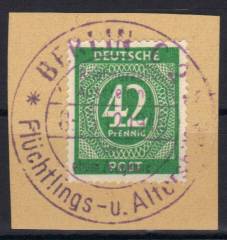 930 mit SST BERLIN a. Briefstück (3), gepr. Schlegel BPP