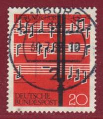 BRD Nr. 380 Vollstempel HAMBURG